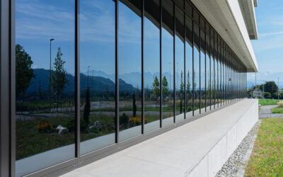 «SageGlass» – Intelligentes Sonnenschutzglas beim DLZ Kästli