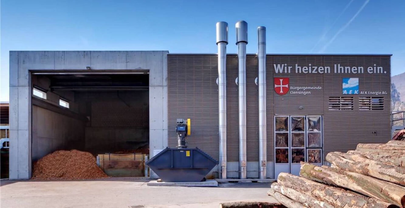 Holz-Heizzentrale Bürgergemeinde / AEK Energie AG